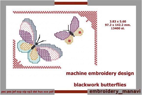 Blackwork Butterflies Embroidery Review
