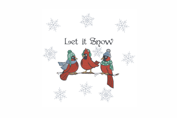Christmas Cardinal Embroidery Review