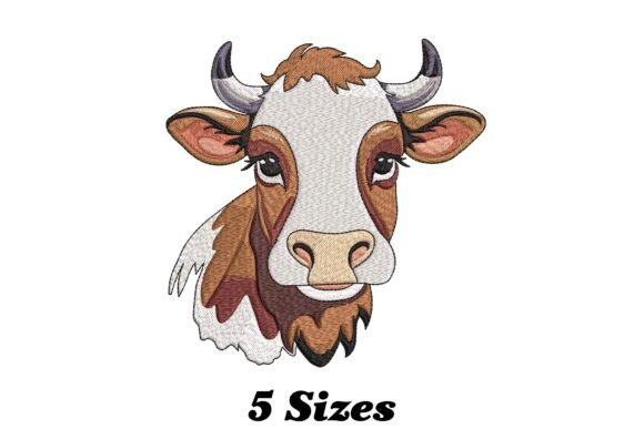 Colorful Cow Head Embroidery Review