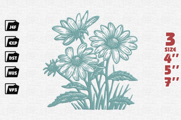 Daisies Flower Embroidery Review