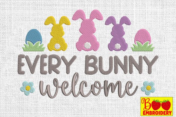 Every Bunny Welcome Embroidery Review