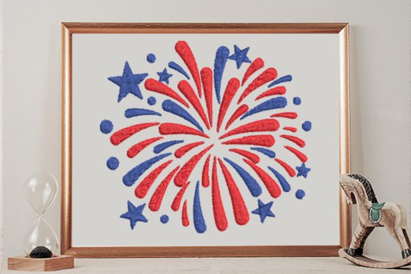 Fireworks 4th of July Embroidery Review