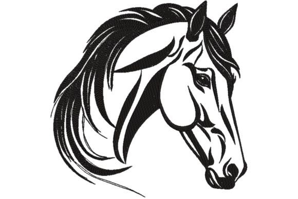 Horse Head Portrait Embroidery Design Review