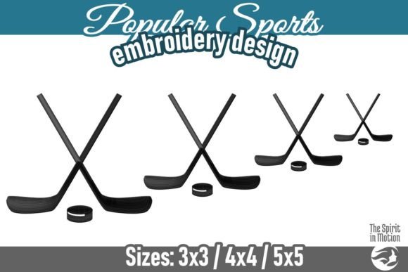 Ice Hockey Logo 3 Review for Seasonal Embroidery