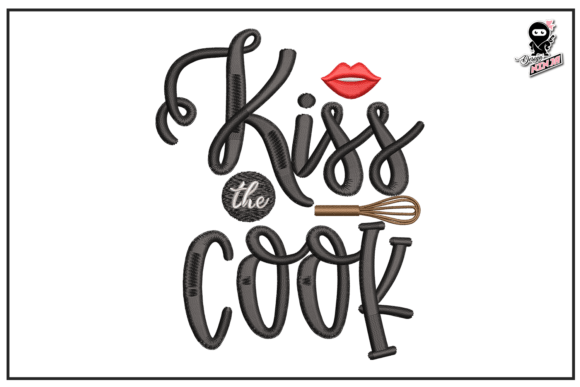 Kiss the Cook Embroidery Review