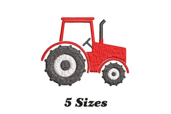 Red Farm Tractor Embroidery Design Review