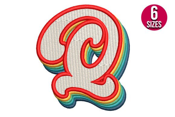 Retro Alphabet Letter Q Embroidery Review