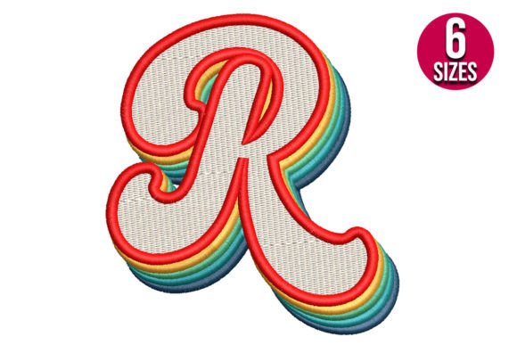 Retro Alphabet Letter R Embroidery Review